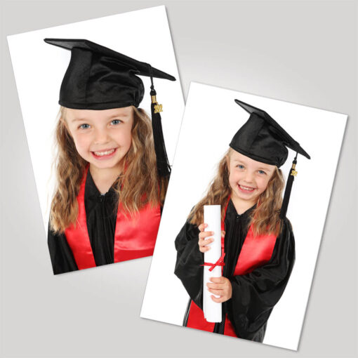 Graduation 2 x 10" x 8" prints