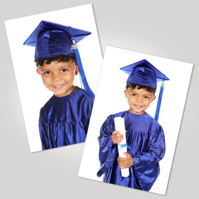 Graduation 2 x 7" x 5" prints