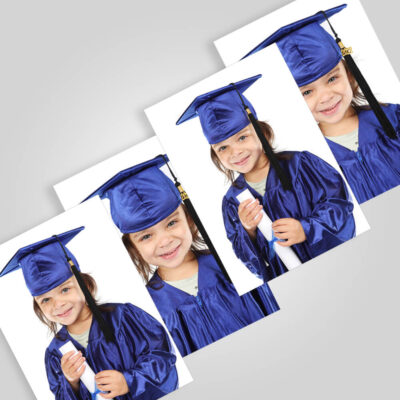 Graduation 4 x 10" x 8" prints