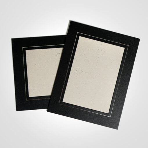 2 x 10" x 8” photo mounts