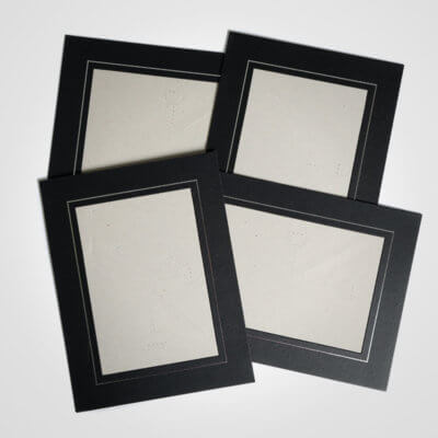 4 x 7" x 5” photo mounts