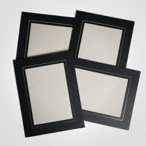 4 x 7" x 5” photo mounts